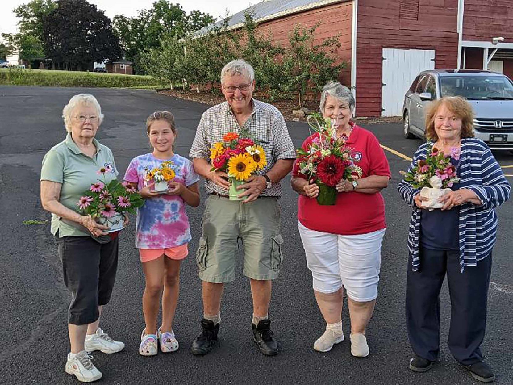 Top ‘Brown Bag Workshop’ flower arrangers